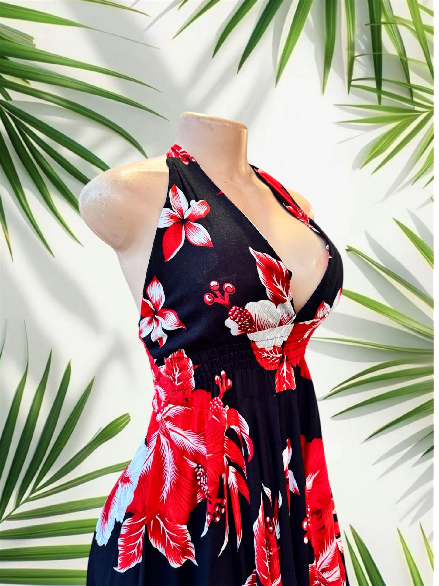 Red Flower Dress