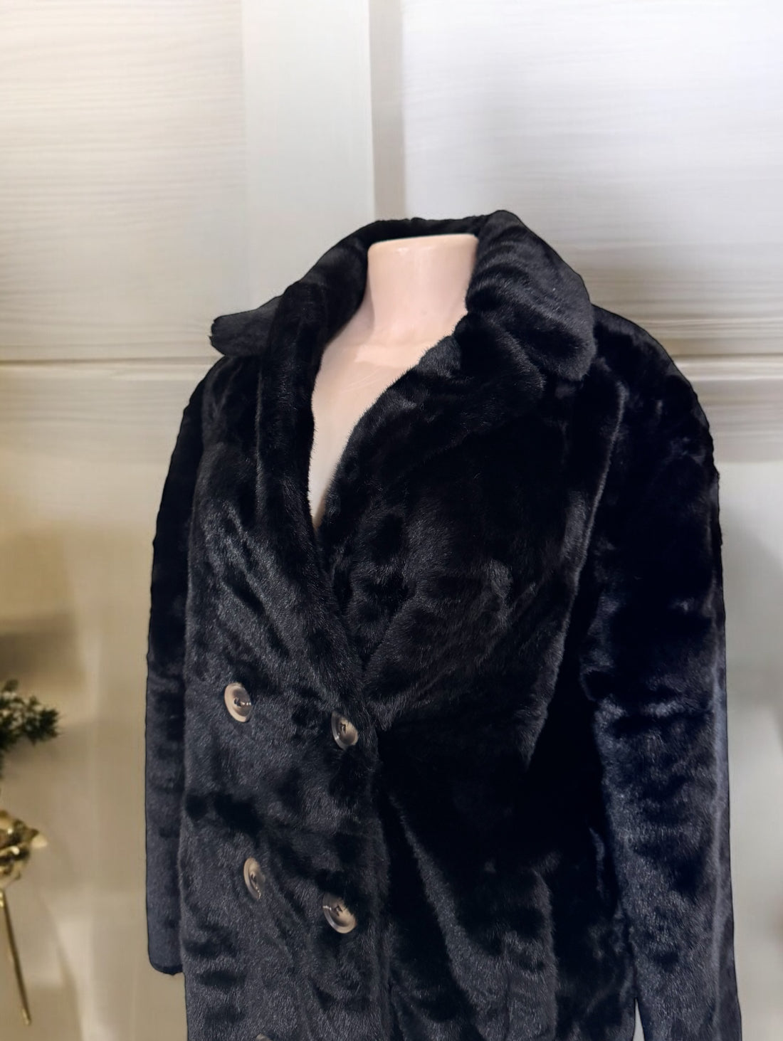 Black Teddy Coat