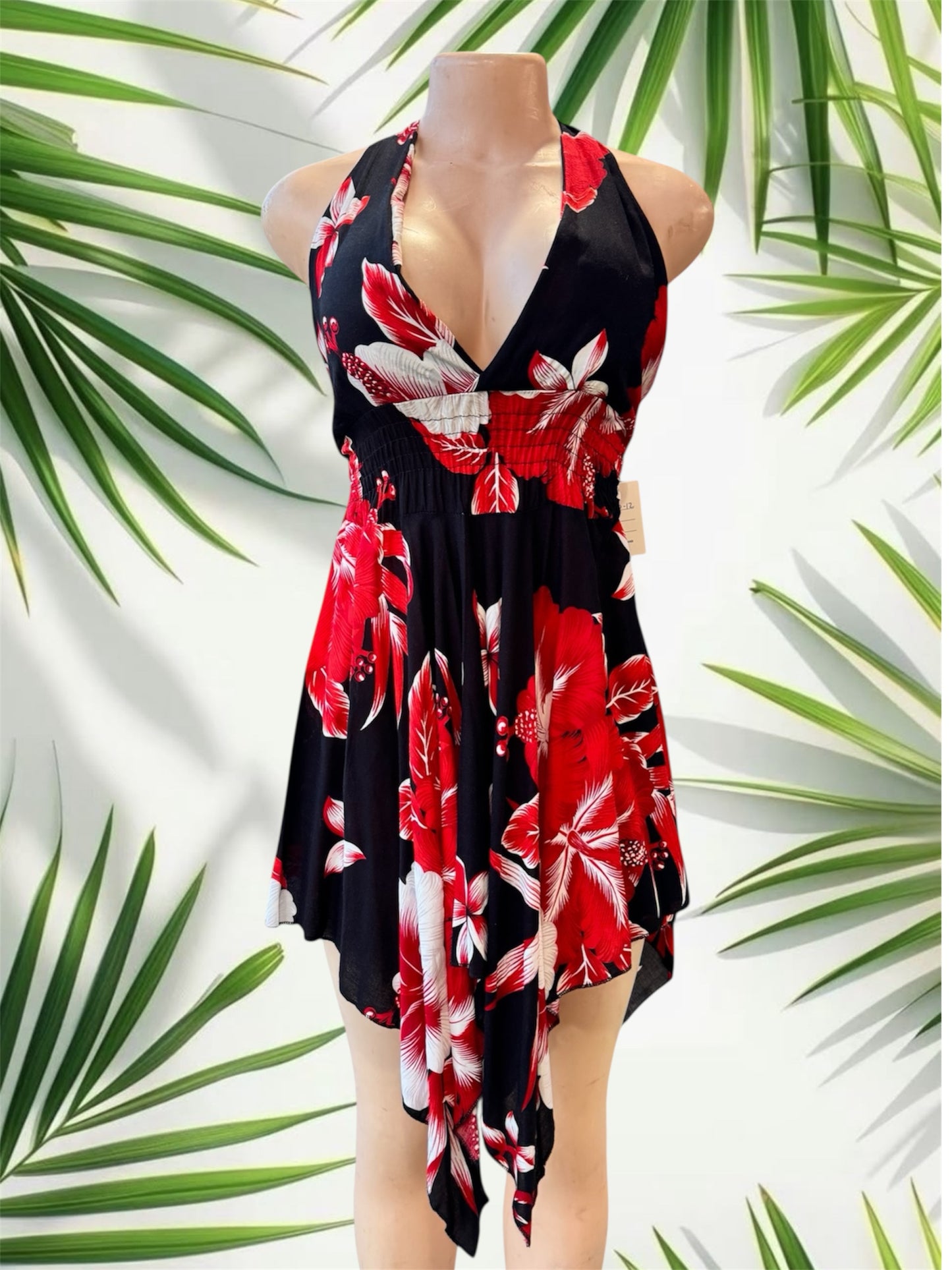 Red Flower Dress