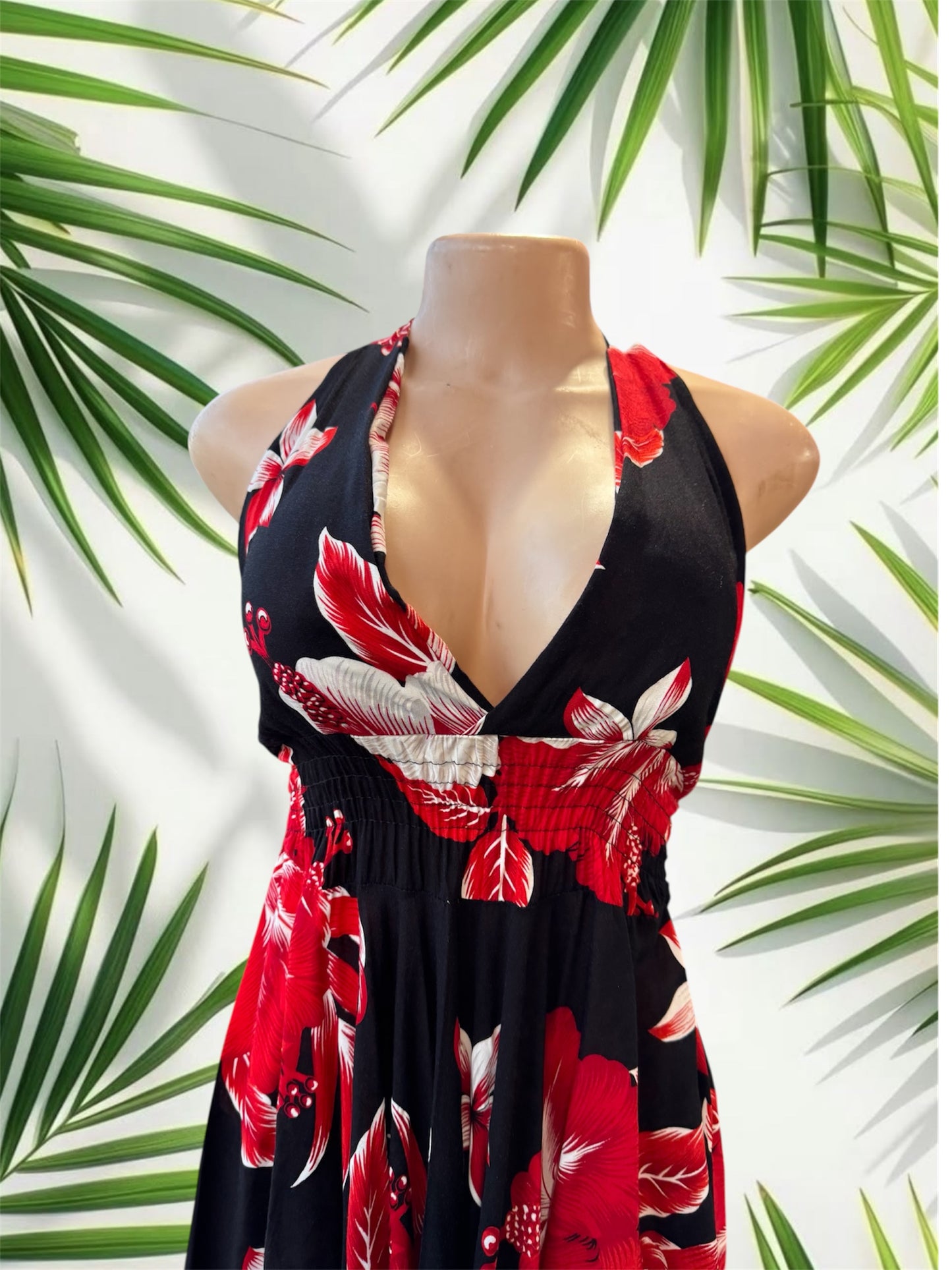 Red Flower Dress